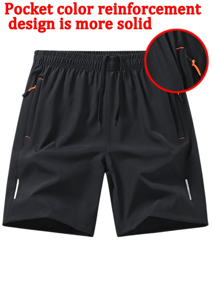Black+Gray+Khaki+Green+Blue Polyester Shorts - product view 8