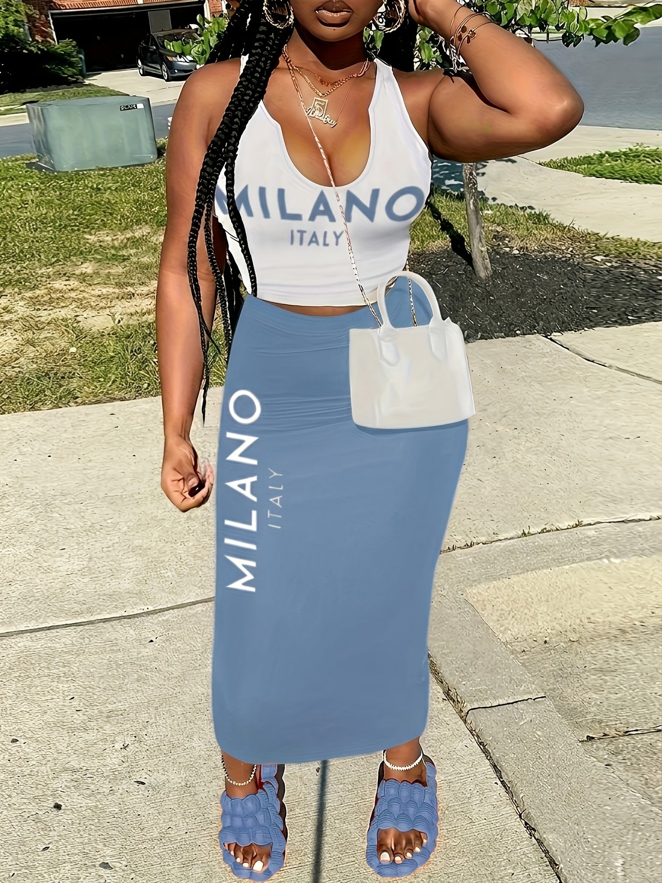 CharmGlow Elegant Sexy Hip Dress Set