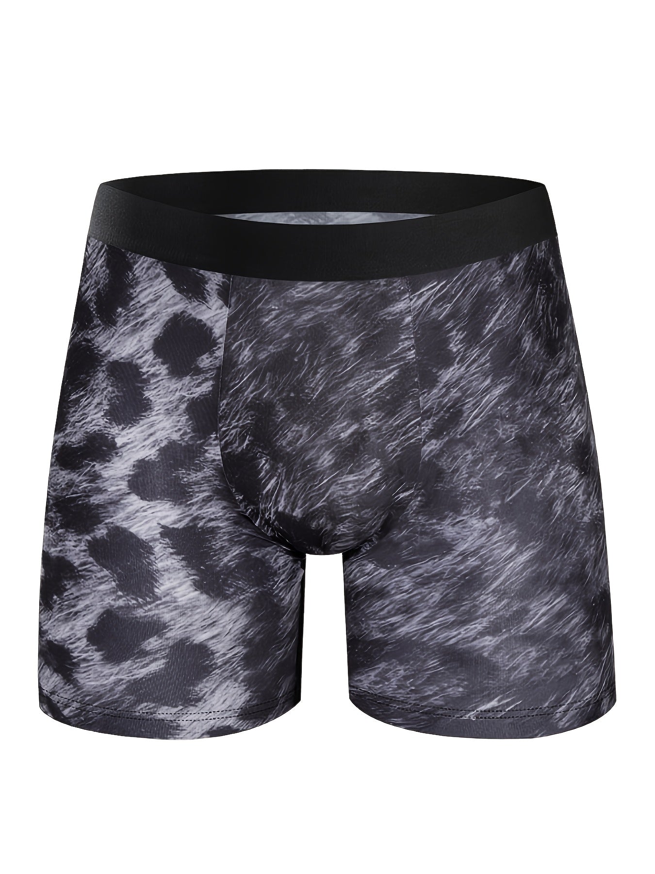 6pcs Random Men'S Comfortable Slim Shaping Underwear - Breathable, Elastic, Quick Drying, Elastic Waistband, Suitable for Spring Sports, Sports, And Casual Wear - Long Boxer Underwear - Soft, Lightweight, And Moisture Absorbing