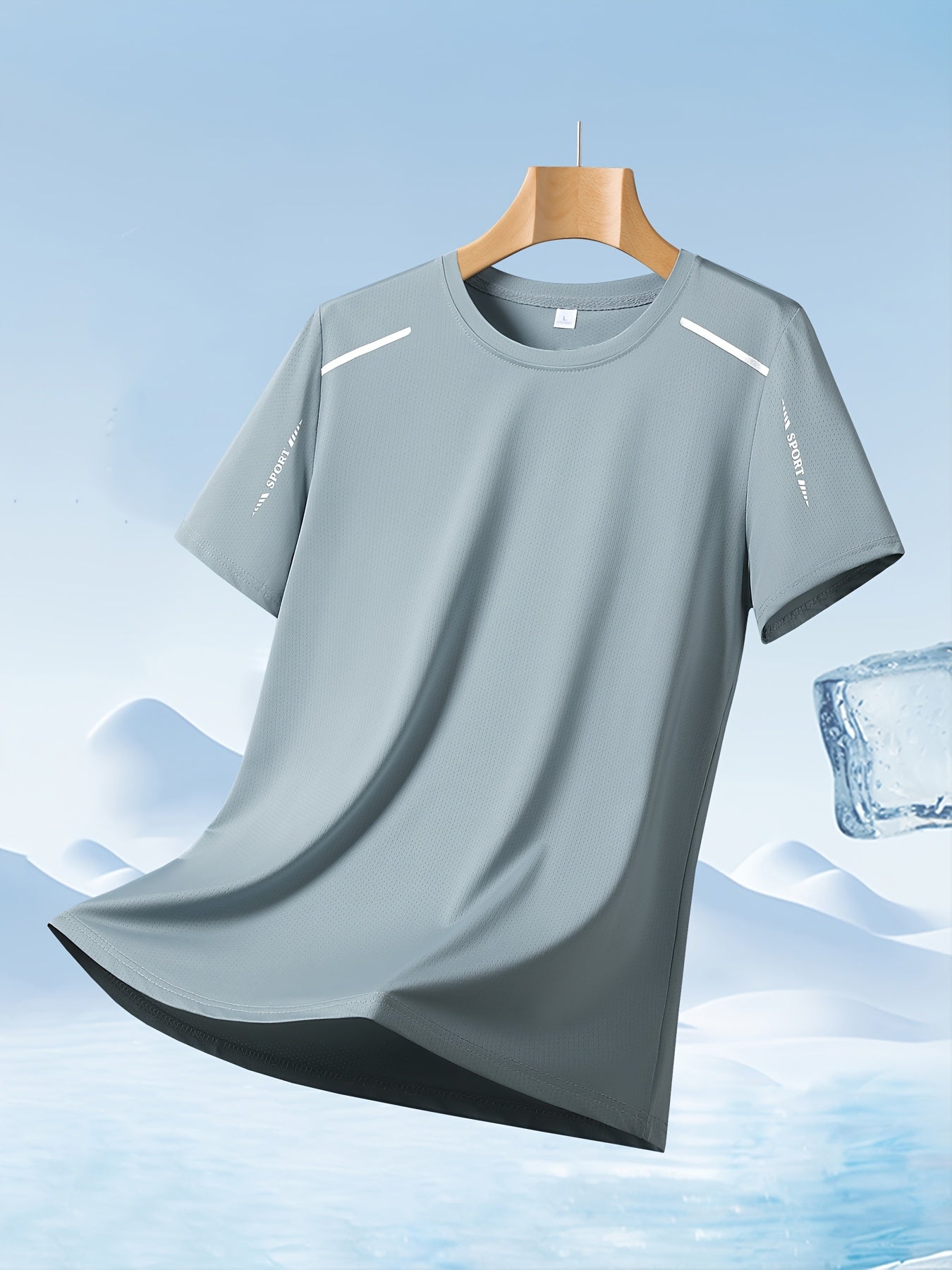 Men'S Quick-Dry Sports T-Shirt 4-Pack - Breathable Moisture-Wicking Round Neck Short Sleeve Top, High Elasticity Cool And Comfortable Quick-Drying Fitness T-Shirt, Summer Casual Sports Breathable Outdoor Top