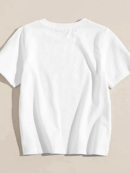 1pc Boys' T-Shirt Featuring a Cartoon Duck And Skateboard Print, Ideal for Casual Summer Wear for Children Aged 3 to 13. This Amusing Animal Design Is Perfect for Easter And The Spring Season