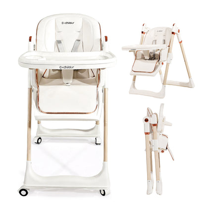 Baby High Chair - Foldable Adjustable Cochildor 3-in-1