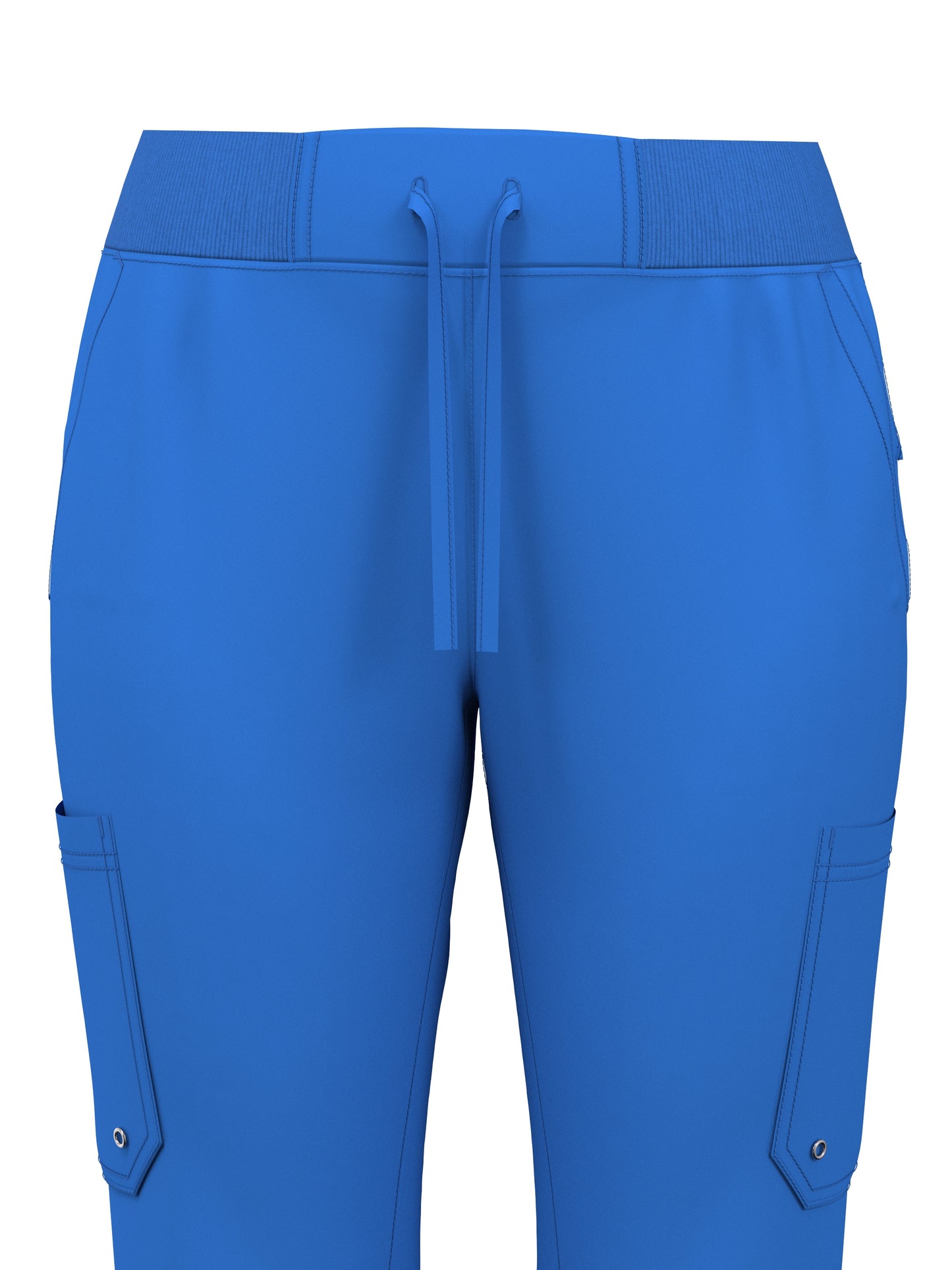 Scrub Pants for Women Jogger Pants with 5 Pockets Rib Waistaband Light Ultra Soft 4 Way Stretch 423