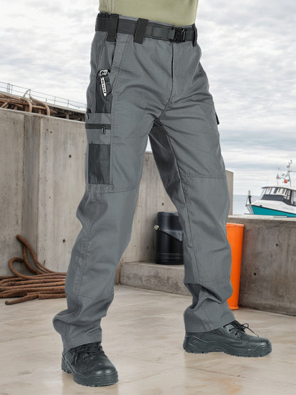 2Pack Men'S Utility Cargo Pants, Lightweight Tactical Workwear, Stretch Ripstop