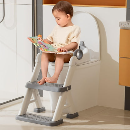 Potty Training Seat - Soft Toilet Steps 2-In-1