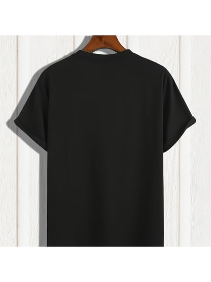 Men's Vintage T-Shirt - Crew Neck Short Sleeve Streetwear Style