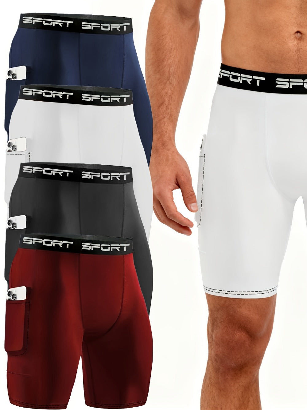 Men's Boxer Briefs - Stretch 8 Pack