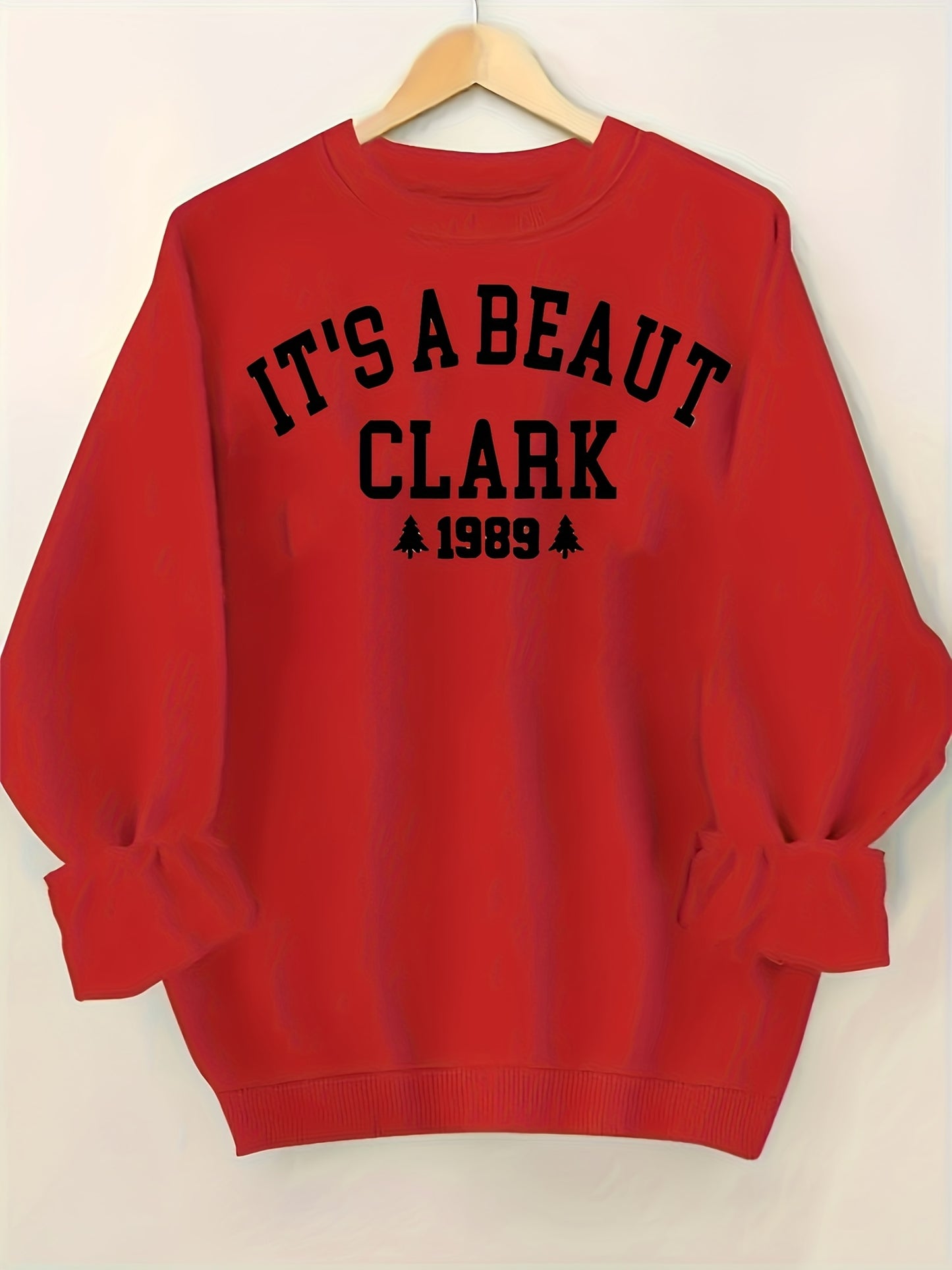 Letter Print Pullover Sweatshirt, Casual Long Sleeve Crew Neck Sweatshirt For Women'S Clothing