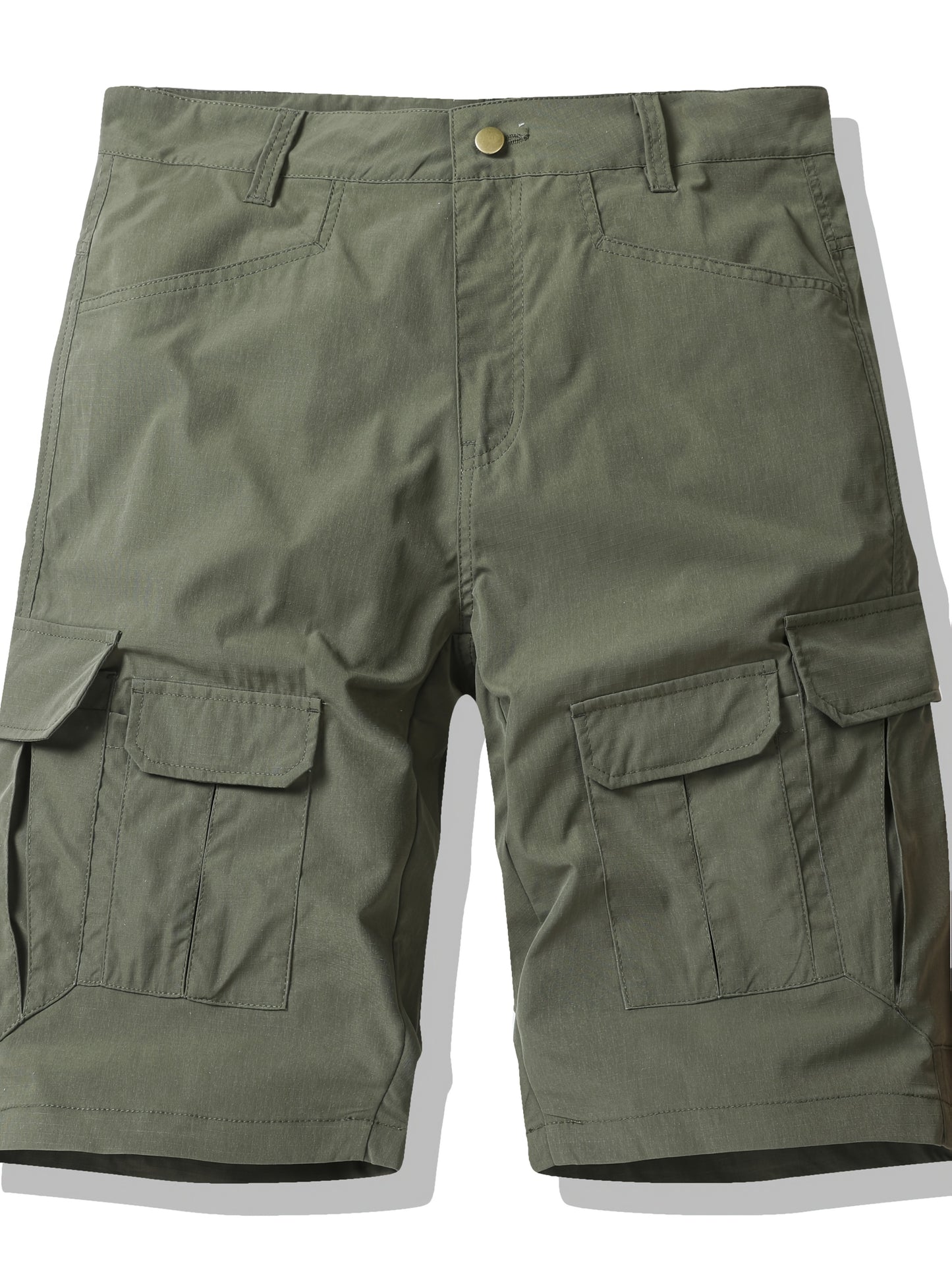 Plus Size Men's Outdoor Multi-pocket Tactical Overalls Shorts Are Suitable for Outdoor Activities Such As Mountaineering, Fishing And Camping., PLUS SIZE