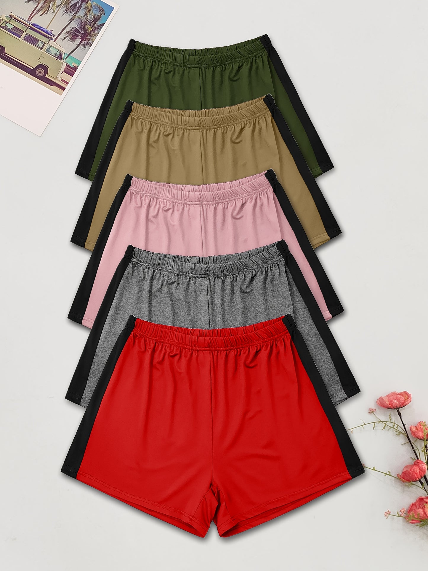 Women's Mixed colors Shorts - product view 17
