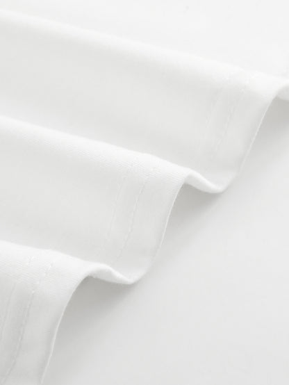 Women's White Printed Tank Top - product view 10