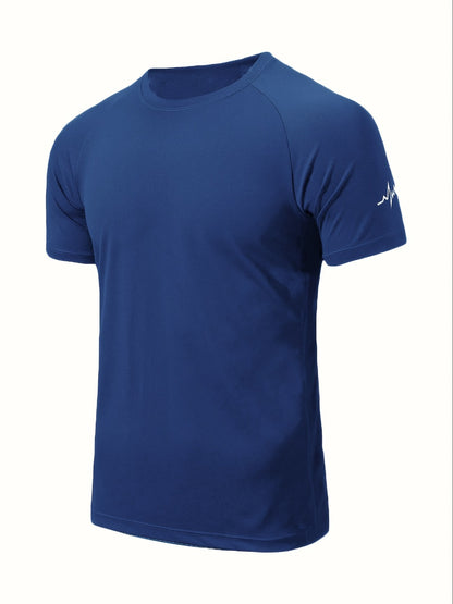 Men's Performance T-Shirt - Round Neck Short Sleeve Travel Style 055269