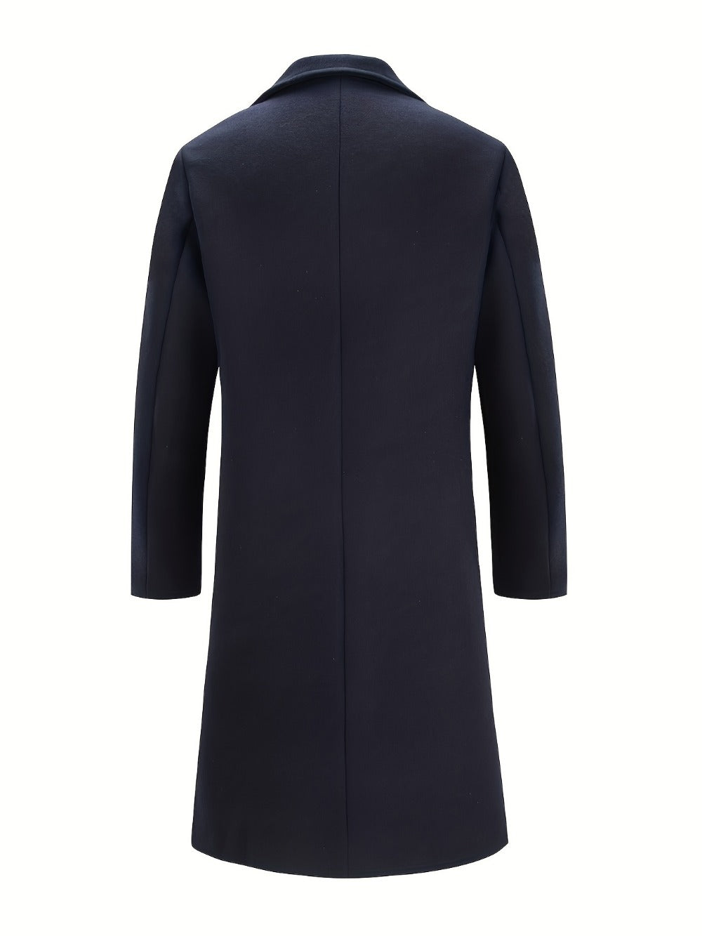 Men's Versatile Wool Blend Single-Breasted Coat Everyday 285