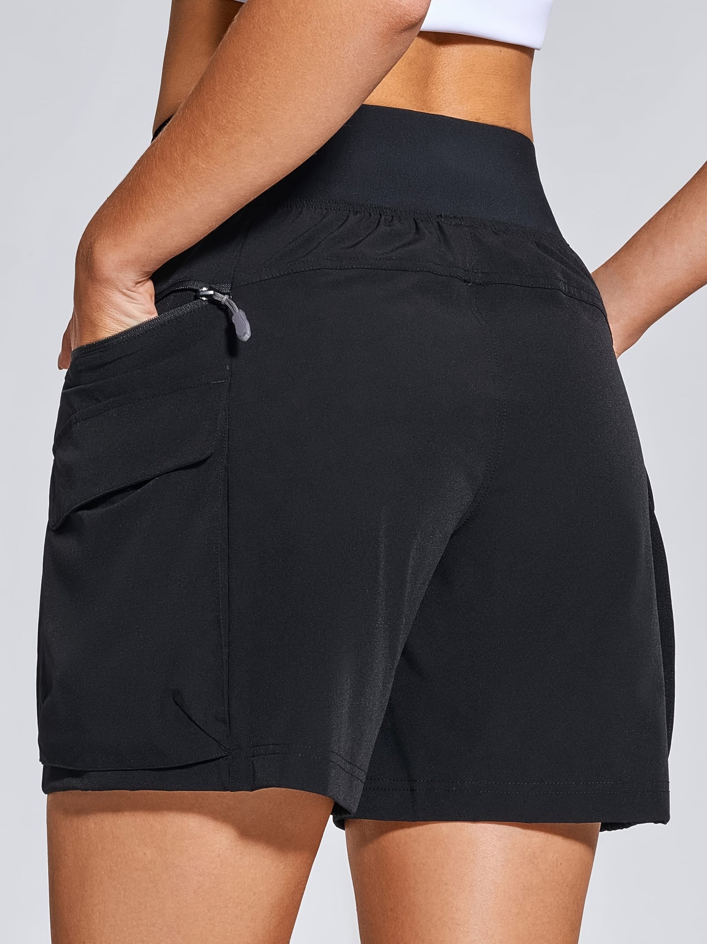 Women's Hiking Cargo Shorts Quick Dry & 50+ Ultra Comfortable High Quality Lightweight Workout Shorts with Big Zipper Pockets for Women Golf Athletic Spring & Summer Essential, Perfect for Going Out
