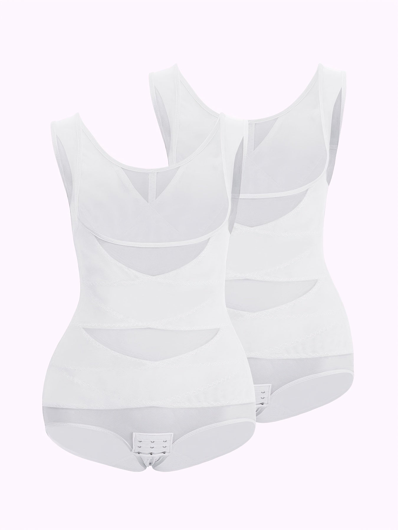 2pcs Women'S Shapewear Bodysuit Tummy Control Butt Lifting High Waist