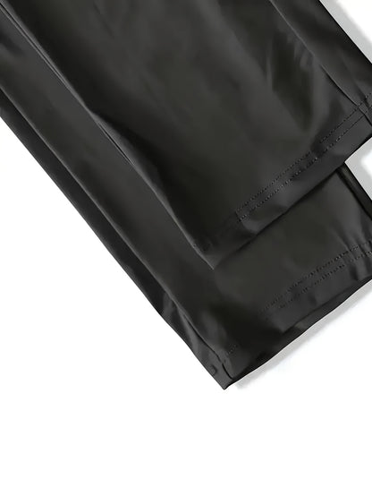 Summer Men'S 3pcs Multi-color Pants, Lightweight, Stretchy, Quick-drying Design, Suitable For Running, Rock Climbing, And Outdoor Activities, Cool, Breathable, Sporty, And Fashionable Style.