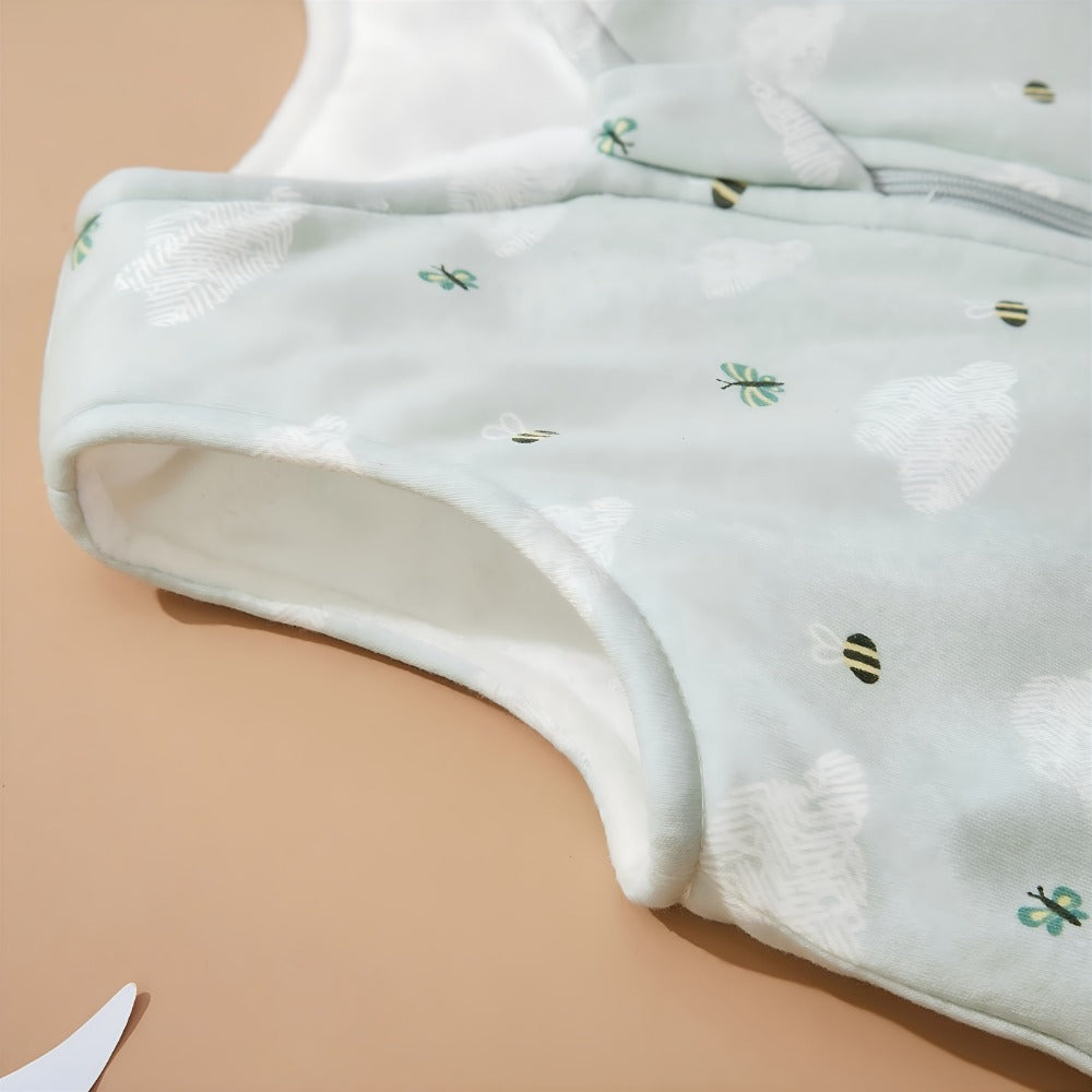 Baby Swaddle Sack - Quilted Soft Warm Sleep