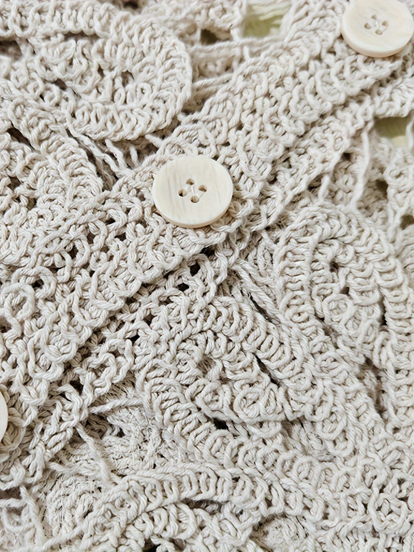 New Cardigan Bohemian Style Jacquard Hollow Crochet Embroidered Women'S Top