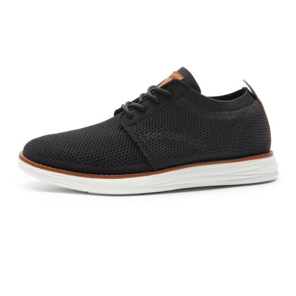 Bruno Marc Men's KnitFlex Breeze Mesh Sneakers Oxfords Lace-Up Lightweight Casual Walking Shoes