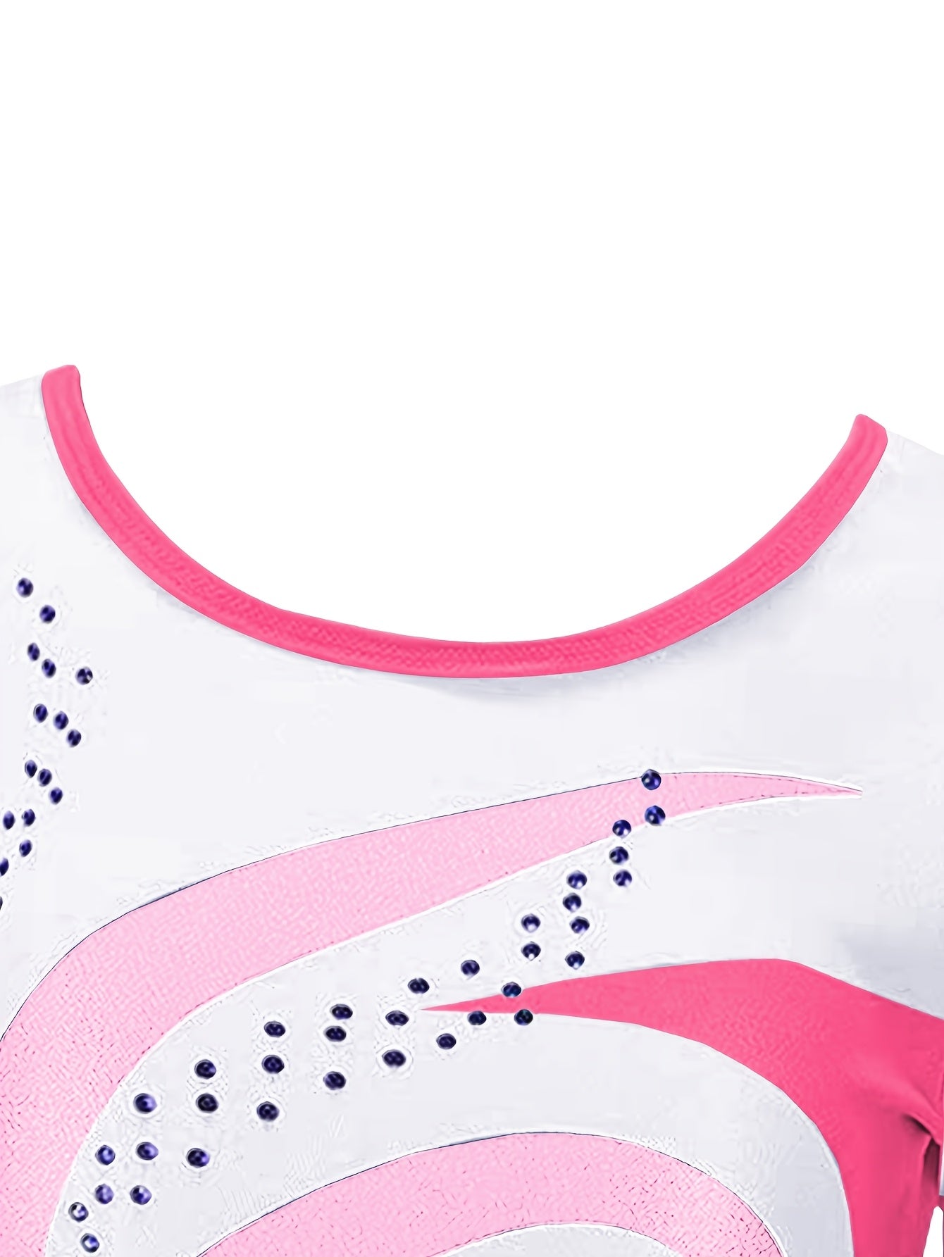 Girls' 3pcs Gymnastics Leotard Set with Geometric Pattern, Long Sleeve Bodysuit & Matching Shorts - Includes Hairband, Stretchy & Breathable Fabric for Dance Training, Perfect for Outdoor, All Seasons, Gift for Back-to-School Season