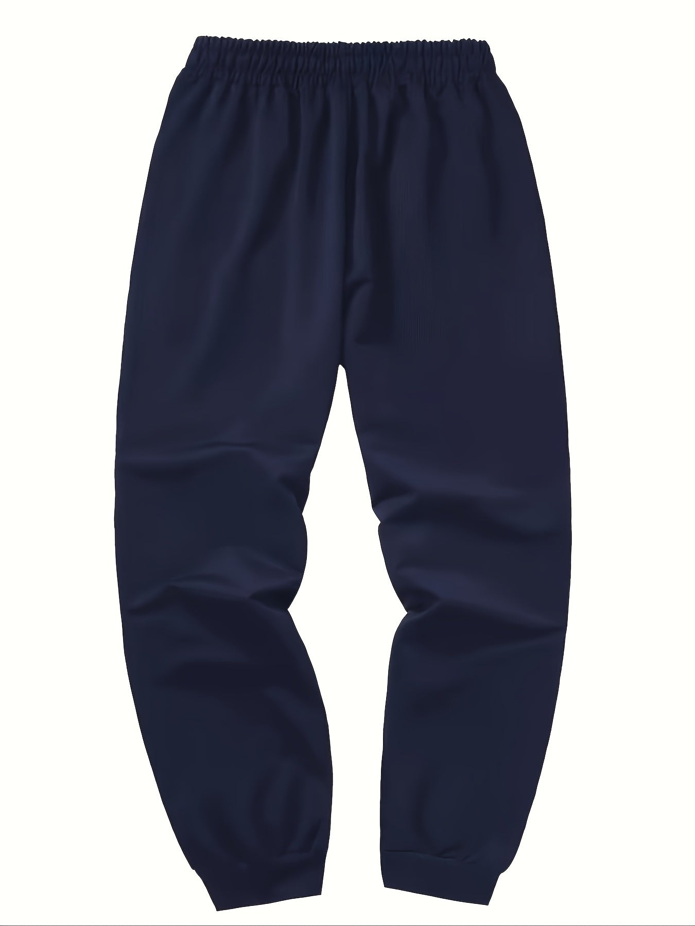 5pcs Men's Casual Sweatpants, Polyester Knit Fabric, Cotton Solid Color, Regular Fit with Pockets, Elastic Waist Drawstring Joggers Ideal Gift, Loose Waist, Spring Clothes, Summer Clothes, Valentine's Day Gifts, Easter Gifts, Discounted