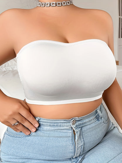New Sexy Strapless Wrap Bra for Women with Anti-Slip, Bust-Lifting, Crisscross Side Clasp, And Beautiful Back Design
