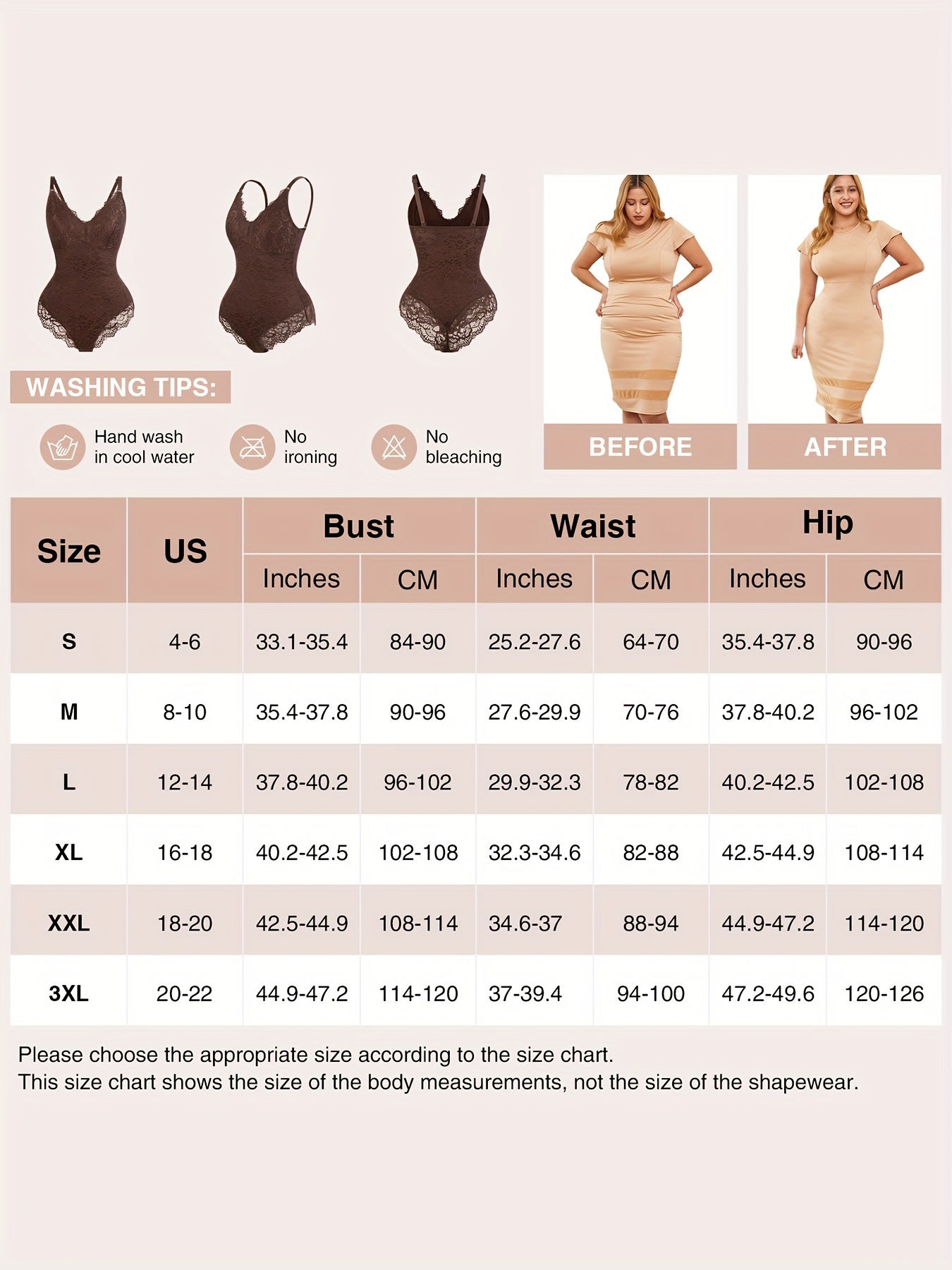 Sleeveless V-Neck Lace Bodysuit for Women, Tummy Control Shapewear Jumpsuit