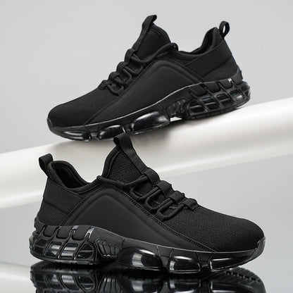 Men'S Casual Athletic Sneakers, Lightweight Breathable Walking Shoes, Lace-Up Low Top Sports Shoes for Gym, Travel, And Daily Wear