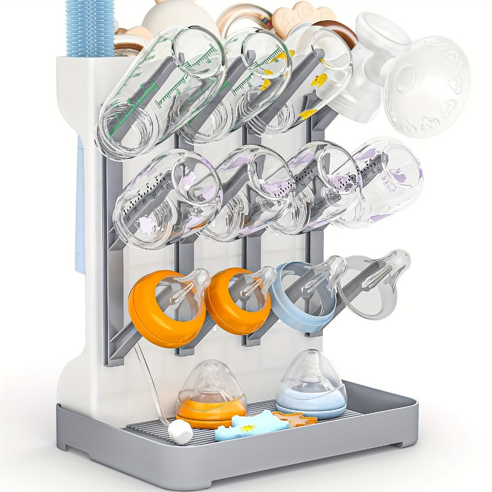 Bottle Drying Rack - Space-Saving Vertical BPA-Free Countertop