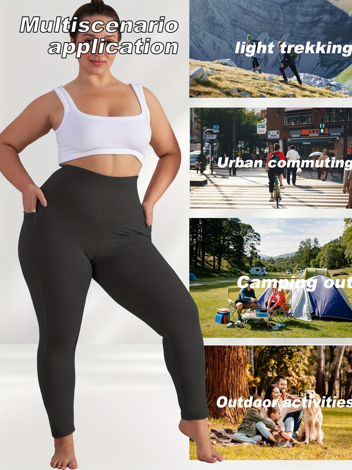 Women's Black Leggings - product view 8