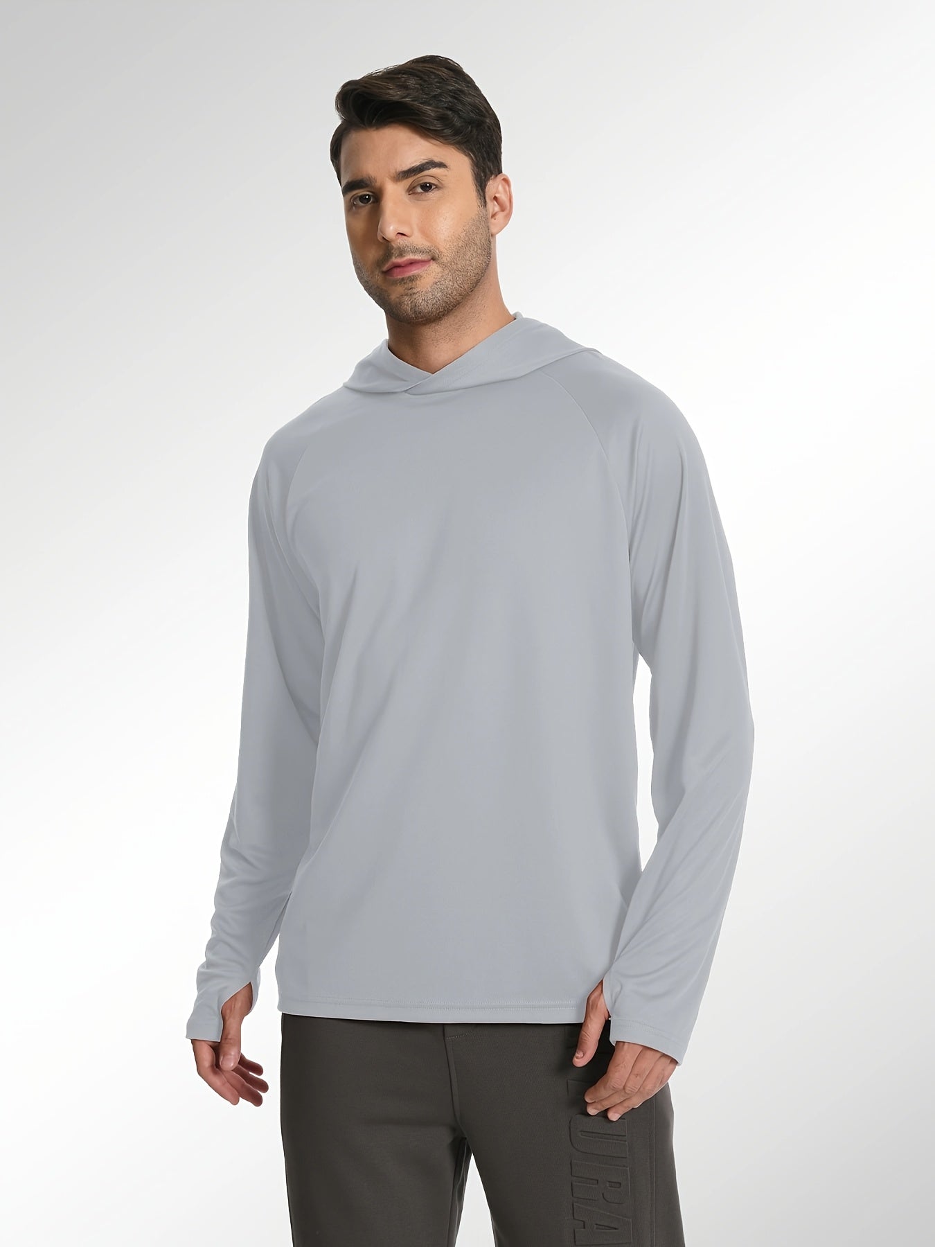 Set of 5 Men'S Sports Hoodies with Long Sleeves, Designed for Fishing, Offering And Made from Lightweight Rash Guard Material