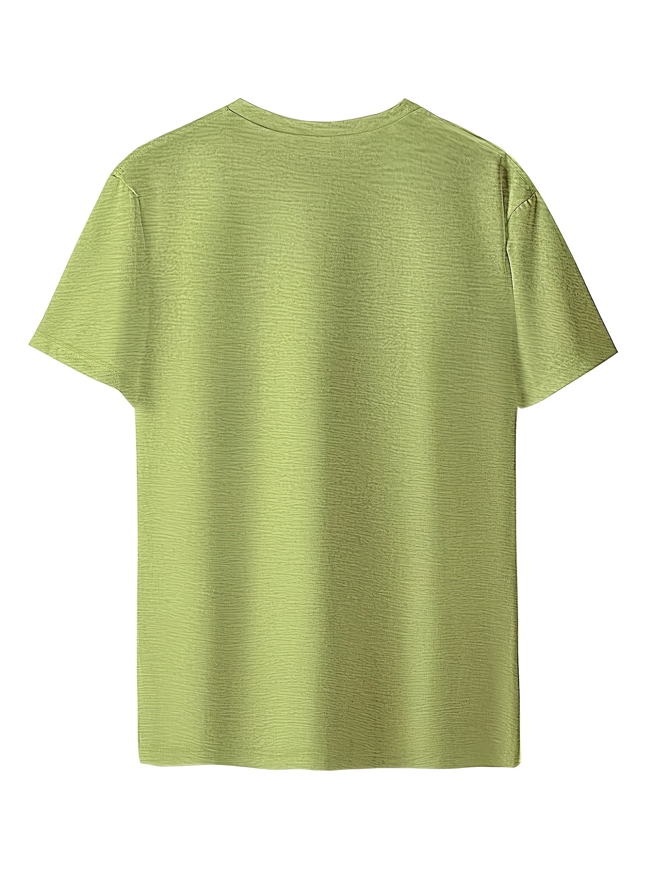 Ladies' Fashion V-Neck T-Shirt Solid Color Casual Loose Basic Top