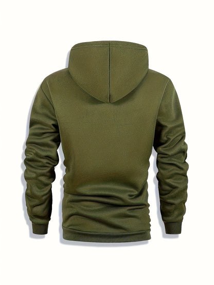Men'S PARIS Letter Print Hoodie And Drawstring Sweatpants Set