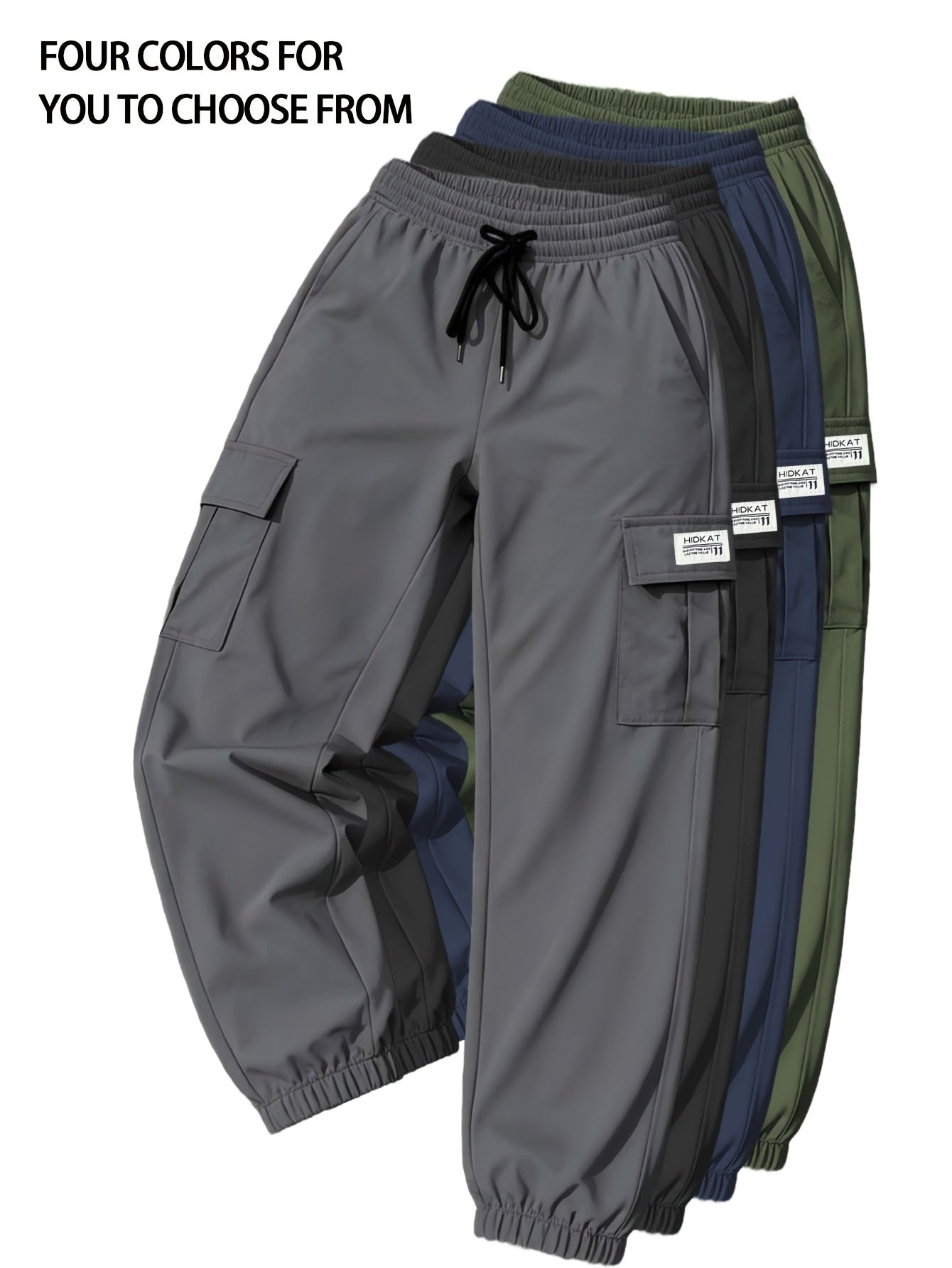 Women'S Lightweight Cargo Jogger Pants - Quick-Dry Breathable Drawstring Ankle Trousers for Casual Outdoor Sports