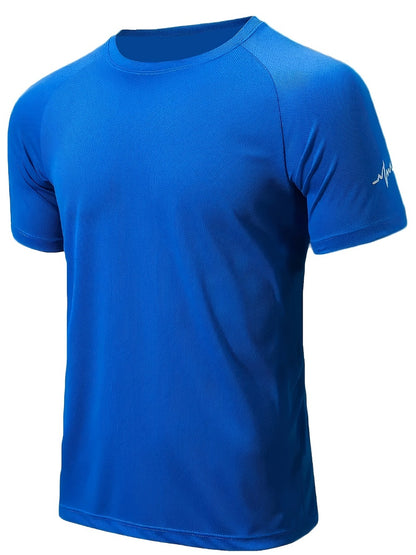 Men's Performance T-Shirt - Round Neck Short Sleeve Travel Style 055269