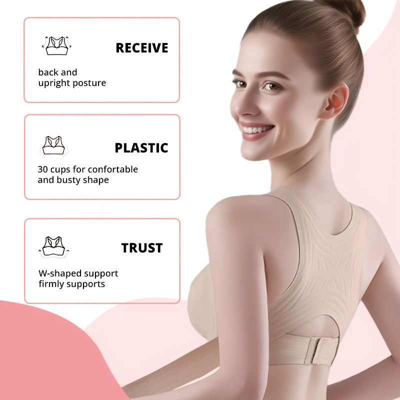 Posture Corrector Underwear for Women: Invisible And Lightweight Back Support, Suitable for Neck, Shoulder, And Upper Back Posture, Corrects Hunchback And Round Shoulders