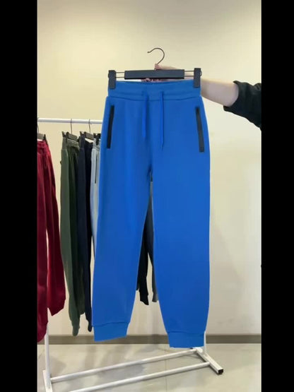 3Pk Boys Sweatpants Athletic Workout Kids Clothes Boys Joggers Pants with Zipper Pocket And Drawstring Size 4-20, Perfect for Outdoor