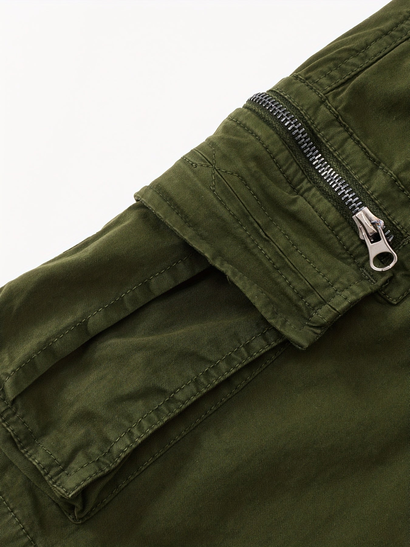 Men's Breathable Cotton Shorts with Multi-Pocket - Elastic Workwear Shorts Suitable for Outdoor,,, Casual Wear - Mid-Rise Pants with /Equipment Pockets