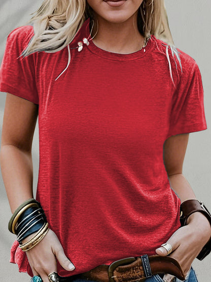 Jesus Floral Cross Double-Sided Print T-shirt - Stylish Faith-Inspired Design for Casual Wear, Perfect for Christian Women, Trendy and Comfortable -blend T-shirt with Double-sided Print