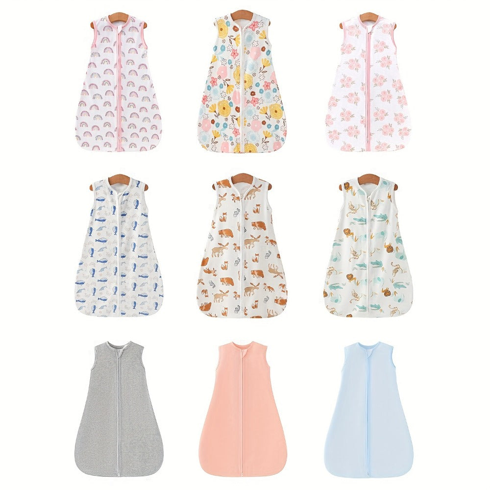 Baby Swaddle Sleep Sack Set - Two-Way Zipper Multipack