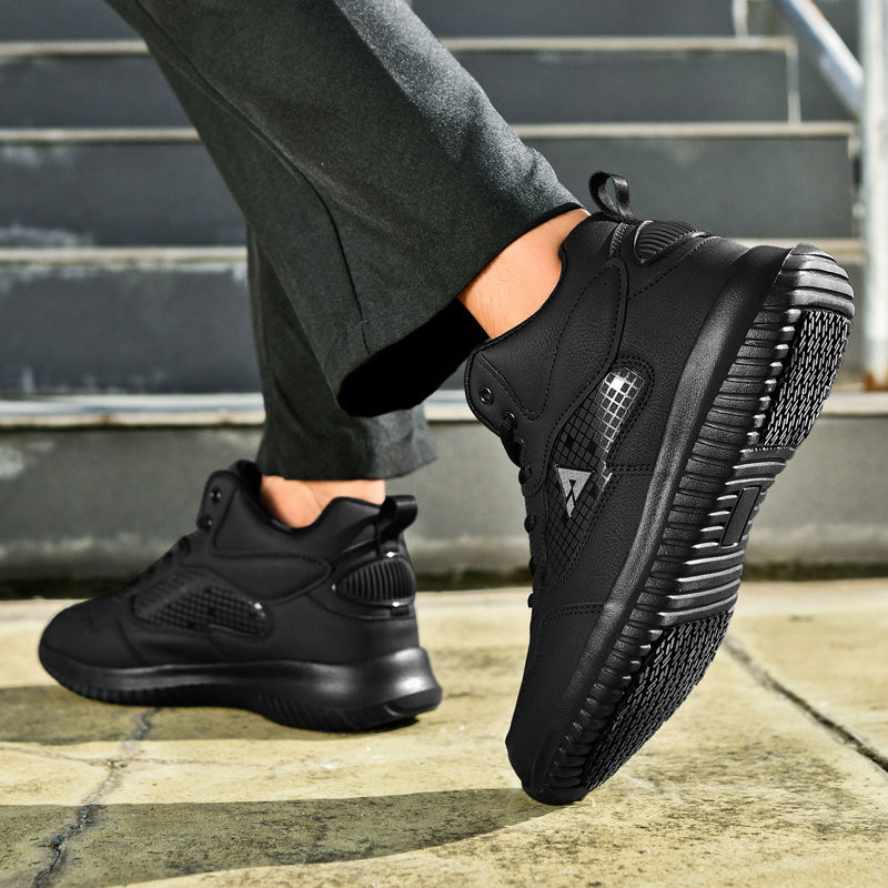 Men' S Anti Slip and Shoes, Restaurant and Catering Service Shoes, Work and Leisure Lace up Sports Shoes