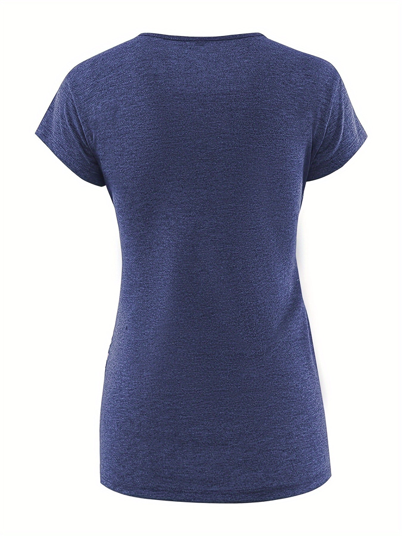 Set of 3 Women'S Short Sleeve Maternity Tops with Side Ruching for Breastfeeding