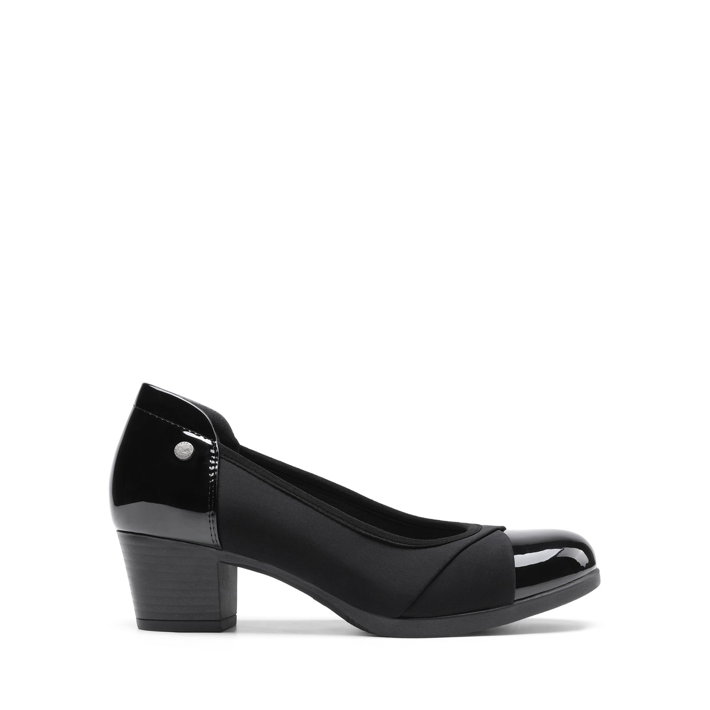 Women's Pumps Low Chunky Block Closed Toe Shoes Work Comfortable Heels Round Toe Dress Elegant & Breathable Pumps Dress Shoes Low Heel Slip On Loafers Pumps