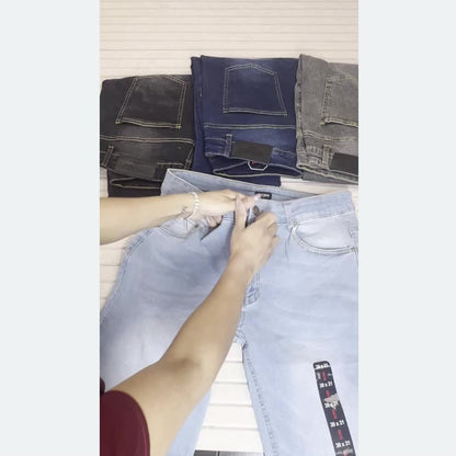 3-Pack Men's Flex Stretch Slim Straight Jeans