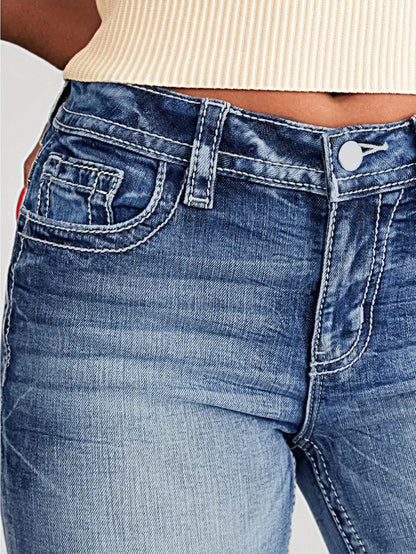 New Stylish Stretchy Slim Fit Jeans for Women Skinny Design, Versatile for Casual Daily Wear, Comfortable, Trendy Must Have