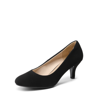 Women's Dress Comfortable Low Heel Pump Shoes