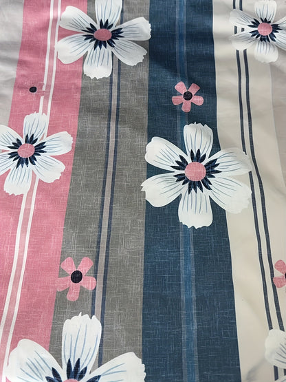 Women's Spring Summer Vacation Style Casual Short Sleeve Jumpsuit - Striped Color Block Floral Print Square Neck Button Front with Side Pockets, Machine Washable Lightweight Beachwear for Women, Holiday Outfit, Nontransparent Fabric