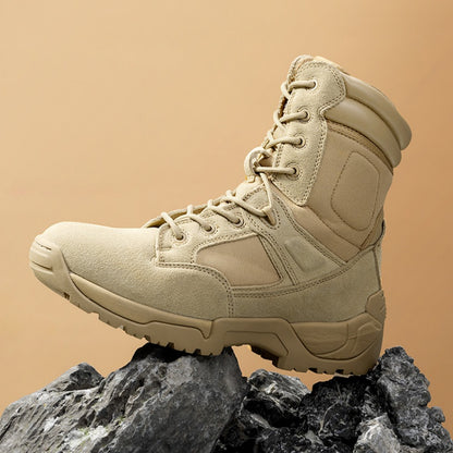 NORTIV 8 Wide Version Men's Tactical Work Boots Durable & Comfortable Hiking Motorcycle Combat Boots Response