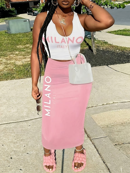 CharmGlow Elegant Sexy Hip Dress Set