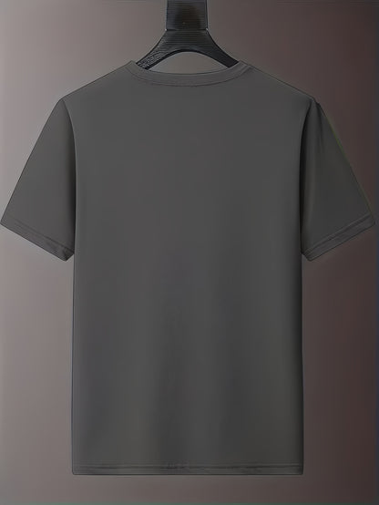 Ladies' Fashion V-Neck T-Shirt Solid Color Casual Loose Basic Top
